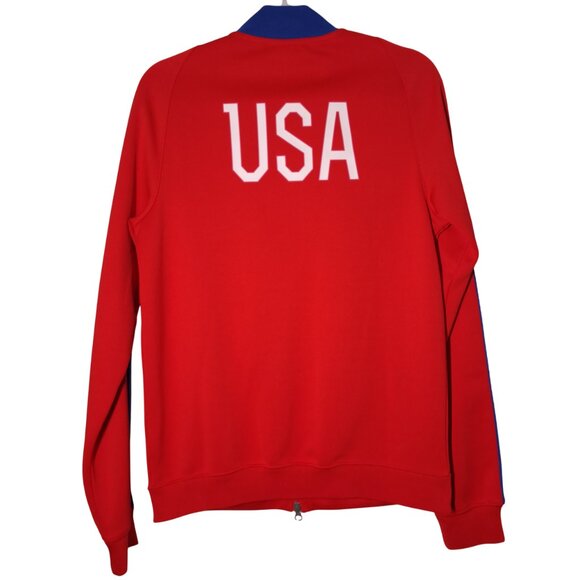 Nike U.S. Soccer USED Warm-Up Jacket (S, Red, Full-Zip, USA) - Picture 2 of 7
